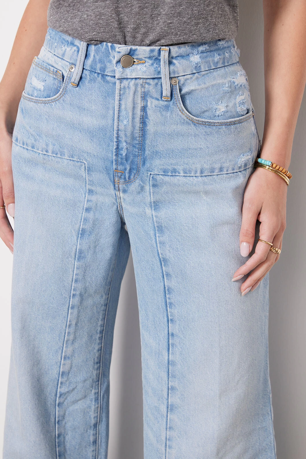 GOOD AMERICAN Good Waist Palazzo Seamed Jean 4 GOOD AMERICAN Good Waist Palazzo Seamed Jean - Image 2