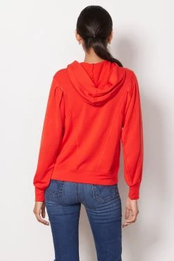 Pleated Hoodie -Fashion Clothing & Accessories h22 3h u27 4