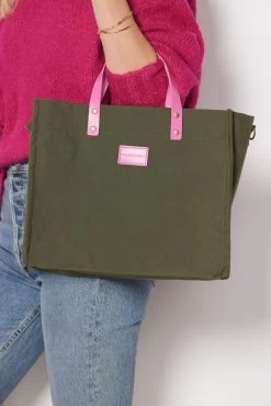 Medium Mimi Canvas Bag 10 Medium Mimi Canvas Bag -Fashion Clothing & Accessories hbmmimi030 lifestyle