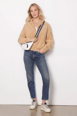 Terry Cloth Track Zip Up -Fashion Clothing & Accessories hj0271 3