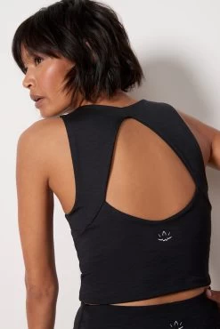 Beyond Yoga Heather Rib Fresh Cut Cropped Tank -Fashion Clothing & Accessories hr4645 b 3