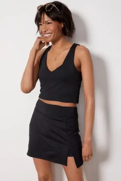 Beyond Yoga Heather Rib Fresh Cut Cropped Tank -Fashion Clothing & Accessories hr4645 b 5