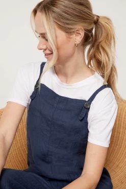 Velvet Isabel Linen Overalls -Fashion Clothing & Accessories isabel06 3