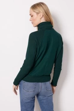 Ivy Rib Mix Top -Fashion Clothing & Accessories kcs117166 e sl green 4 2