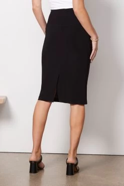 Norma Kamali Straight Skirt -Fashion Clothing & Accessories kk426spl140001 4