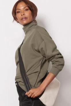 Nico Piped Sweatshirt -Fashion Clothing & Accessories ksw117906 e sl 3