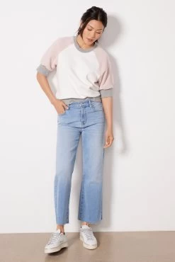 Sasha Raglan Ringer Sweatshirt -Fashion Clothing & Accessories ksw118084 e sl 3