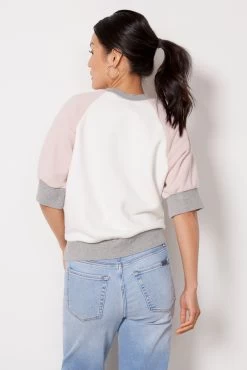 Sasha Raglan Ringer Sweatshirt -Fashion Clothing & Accessories ksw118084 e sl 4