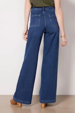 FRAME Le Bardot Wide Leg Jean -Fashion Clothing & Accessories lbwl793 3