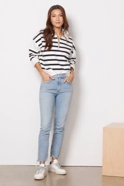 FRAME Half Zip Pullover -Fashion Clothing & Accessories lwac0645 3