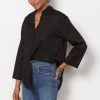 Cool Cotton Tunic Shirt -Fashion Clothing & Accessories mdl3748 black 1