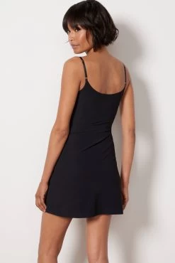 Commando Mini Cami Slip -Fashion Clothing & Accessories mncs01 black 3