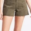 FRAME Oversized Pocket Utility Short -Fashion Clothing & Accessories opush328 1
