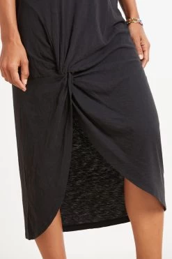 Sabina Triblend Knot Skirt -Fashion Clothing & Accessories pk222212e 4