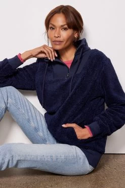 Sweaty Betty Sherpa Half Zip Sweatshirt