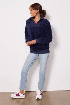 Sweaty Betty Sherpa Half Zip Sweatshirt -Fashion Clothing & Accessories sb5531 3