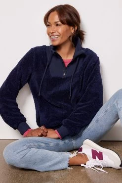 Sweaty Betty Sherpa Half Zip Sweatshirt -Fashion Clothing & Accessories sb5531 5