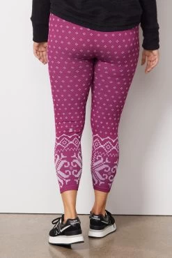 Sweaty Betty Modal Fairisle Base Layer Leggings -Fashion Clothing & Accessories sb8633a p curve 2