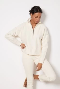 Sweaty Betty Rest Up Half Zip Pullover