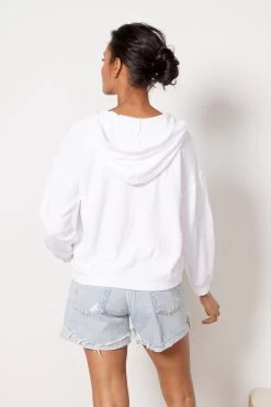 Lace Up Sweatshirt -Fashion Clothing & Accessories sp23 4q v48t156 4