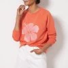 Hibiscus Sweatshirt -Fashion Clothing & Accessories su23sw10 1