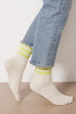 Lexi Striped Socks -Fashion Clothing & Accessories uwa lexi nmo lifestyle 1