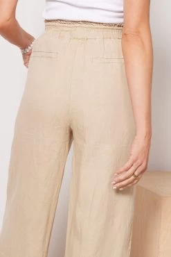 Jules High Rise Wide Leg Pant -Fashion Clothing & Accessories wnb99 nat 4