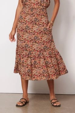 Olivia Paisley Skirt