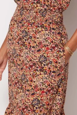 Olivia Paisley Skirt -Fashion Clothing & Accessories wsk116646 e sl 3