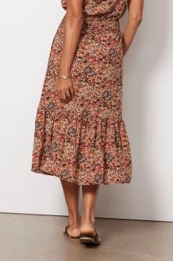 Olivia Paisley Skirt -Fashion Clothing & Accessories wsk116646 e sl 4