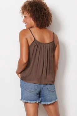 Brynn Pleated Cami 9 Brynn Pleated Cami -Fashion Clothing & Accessories wtp613394 sl aztec 4