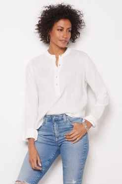Dream Cotton Collarless Shirt