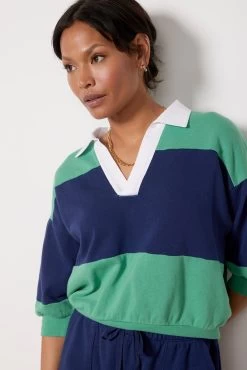 Rugby Short Sleeve Sweatshirt -Fashion Clothing & Accessories zt232451e 3